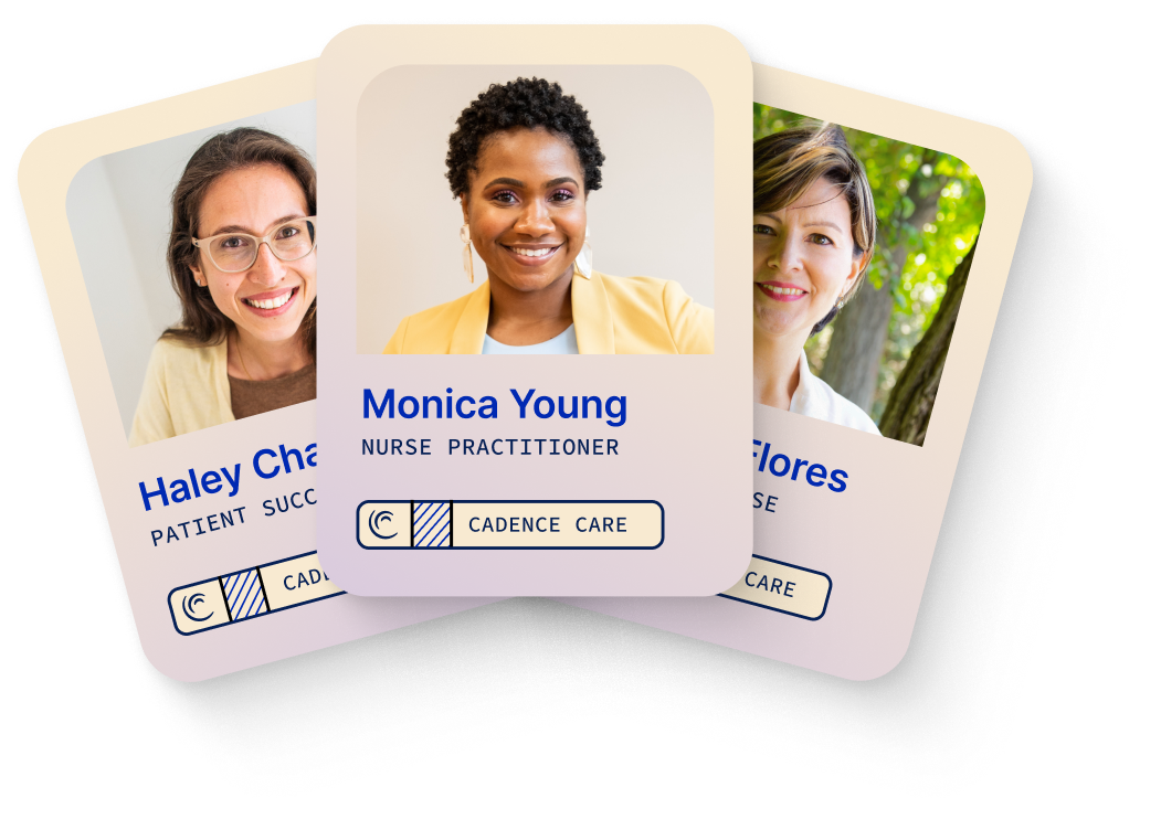 Cadence Care Team cards