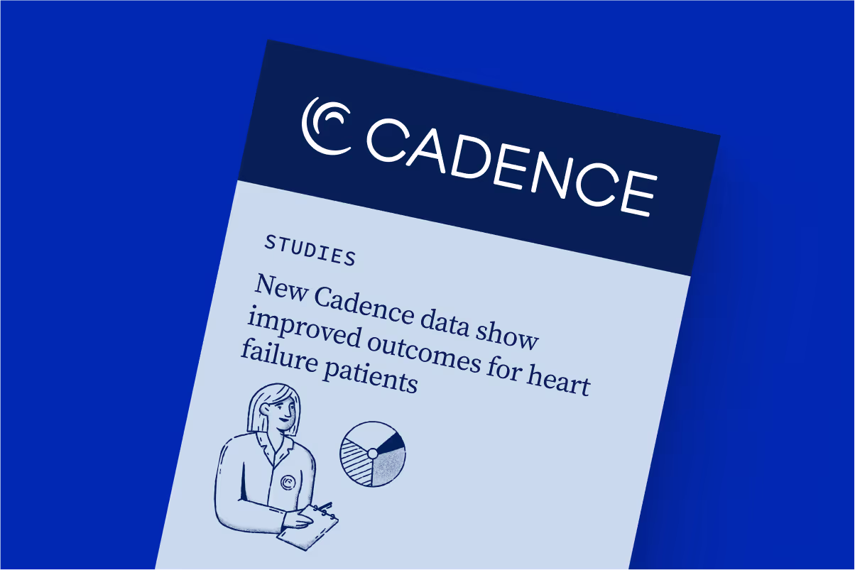 Cadence clinical data on heart failure patient outcomes