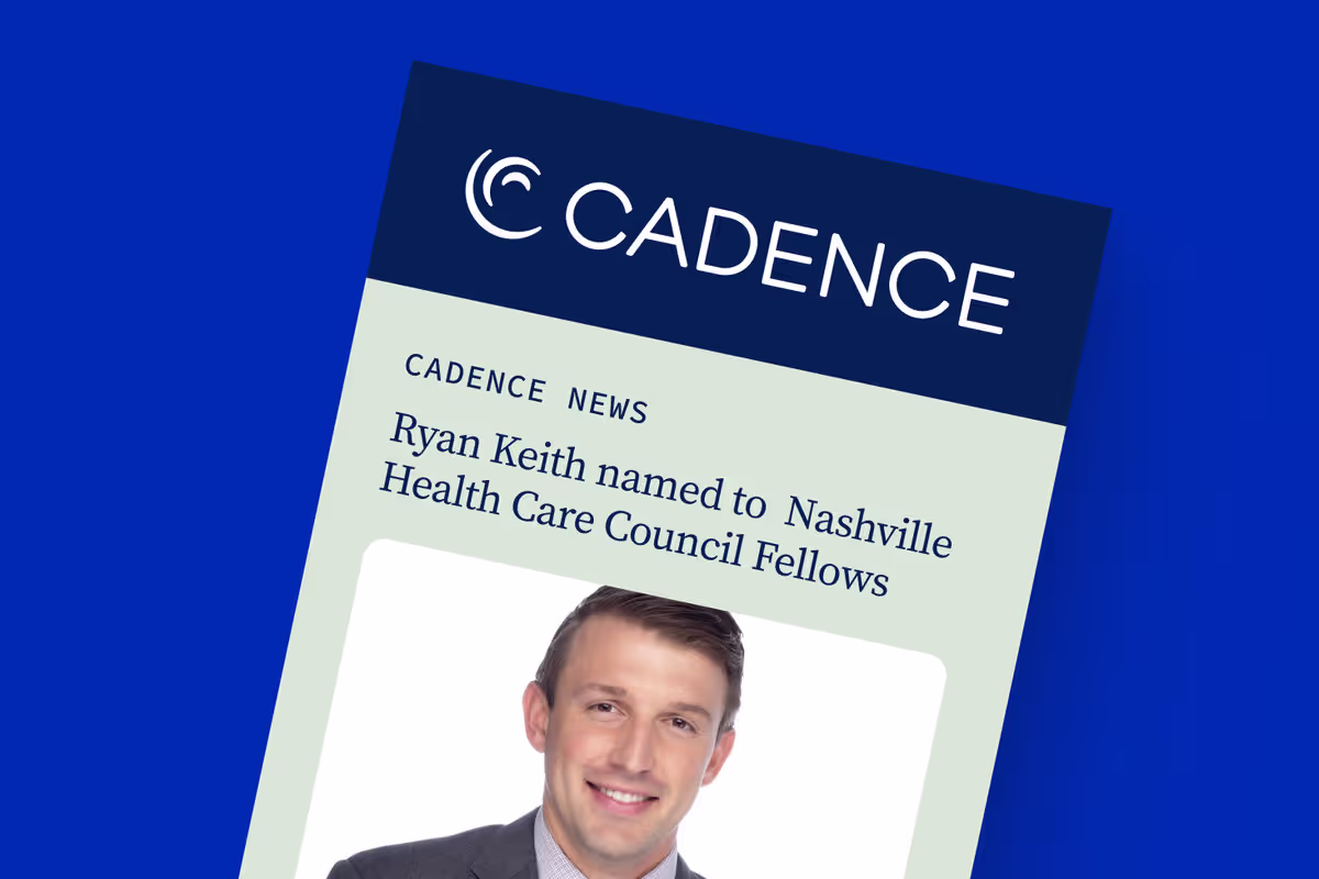 Ryan Keith selected for Nashville Health Care Council Fellows Program