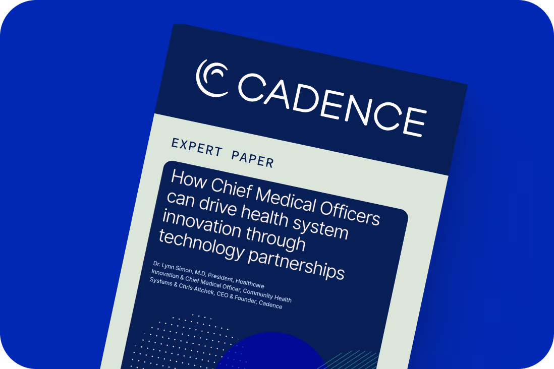 Expert paper on health system innovation through technology partnerships