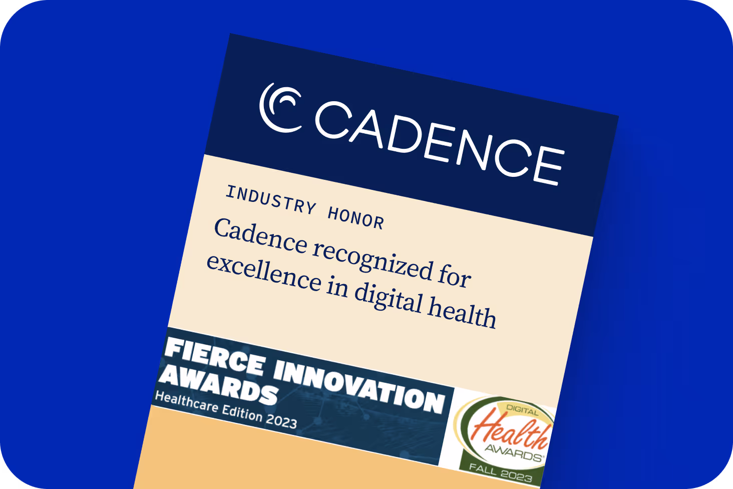 Cadence wins Digital Health Award for remote patient monitoring