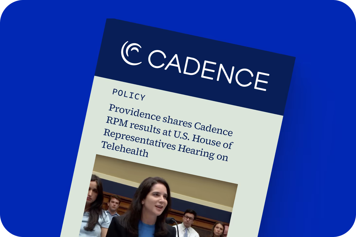 Providence testimony at U.S. House of Representatives telehealth hearing