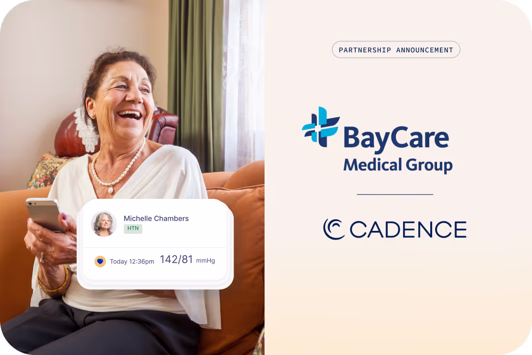 BayCare and Cadence partnership announcement
